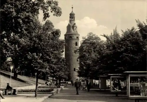 Ak Halle an der Saale, Hansering, Leipziger Turm