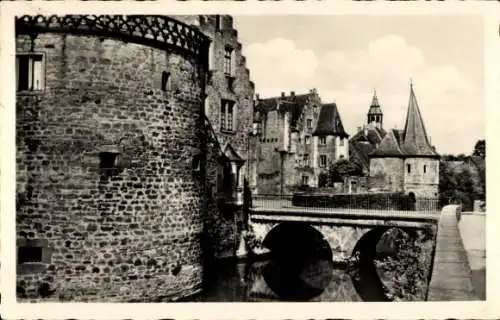 Ak Büdingen in Hessen, Mühltor, Brücke