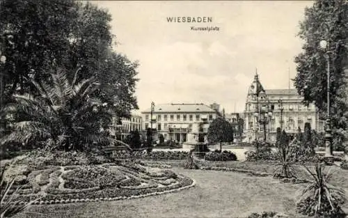 Ak Wiesbaden in Hessen, Kursaalplatz