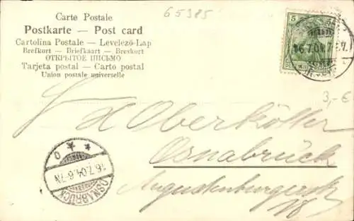 Ak Rüdesheim am Rhein, Panorama