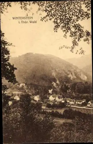 Ak Winterstein Waltershausen in Thüringen, Panorama