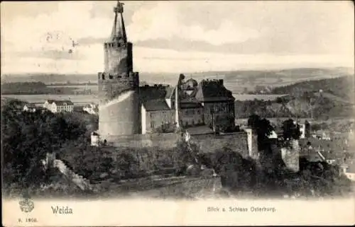 Ak Weida in Thüringen, Schloss Osterburg