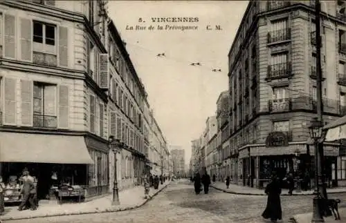 Ak Vincennes Val de Marne, Rue de la Prevoyance