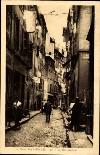 Ak Marseille Bouches du Rhône, La Rue Bouterie