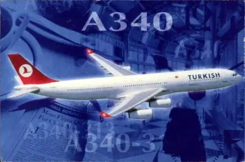 Ak Passagierflugzeug, Turkish Airlines, A340-311/313