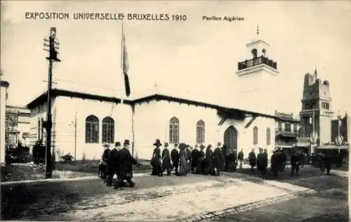 Ak Bruxelles Brüssel, Weltausstellung 1910, Algerischer Pavillon