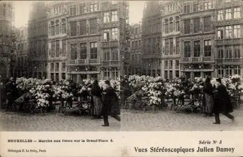 Stereo Ak Brüssel, Marche aux fleurs sur la Grand Place 4, Blumenhändlerinnen