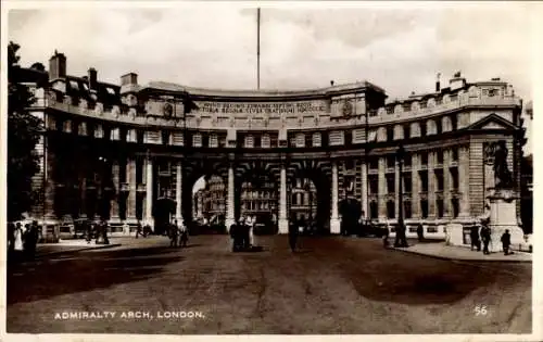 Ak London City England, Admiralty Arch