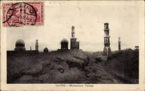 Ak Cairo Kairo Ägypten, Mamelouk-Gräber