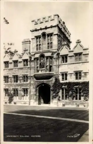 Ak Oxford Oxfordshire England, Universitätskolleg