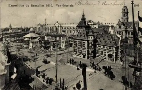 Ak Bruxelles Brüssel, Weltausstellung 1910, Gesamtansicht