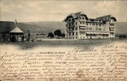 Ak Gimel Kanton Waadt, Grand Hotel