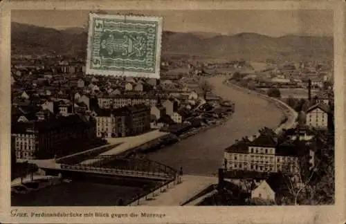 Ak Graz Steiermark, Ferdinandsbrücke, Murenge