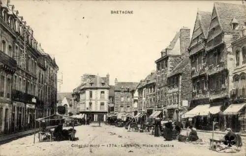 Ak Lannion Côtes d’Armor, Place du Centre