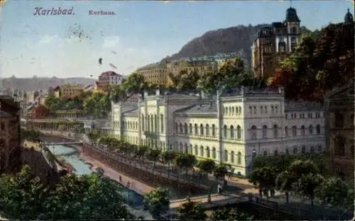 Ak Karlovy Vary Karlsbad Stadt, Kurhaus