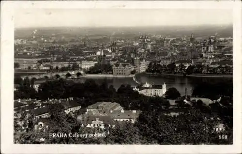 Ak Praha Prag Tschechien, Gesamtansicht