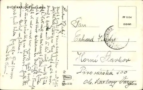 Ak Dvůr Králové nad Labem Königinhof Region Königgrätz, Gebäude