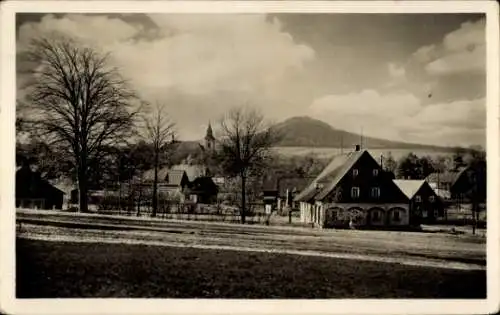 Ak Staré Křečany Alt Ehrenberg Region Aussig, Ortspartie