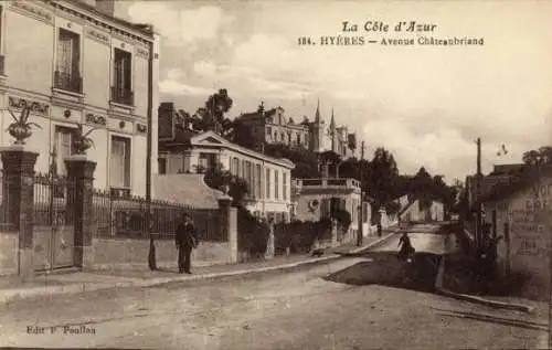 Ak Hyères Var, Avenue Chateaubriand