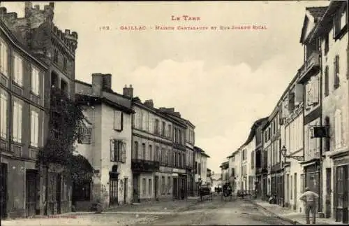 Ak Gaillac-Tarn, Maison Cantalauze, Rue Joseph Rical