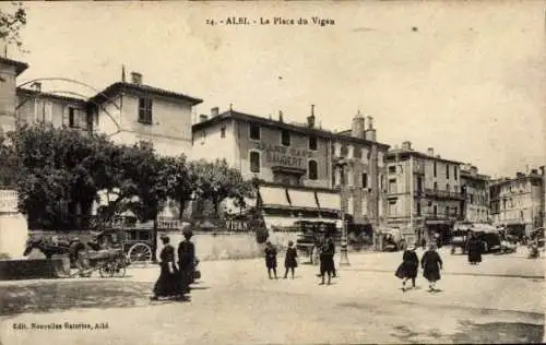 Ak Albi-Tarn, Place du Vigan