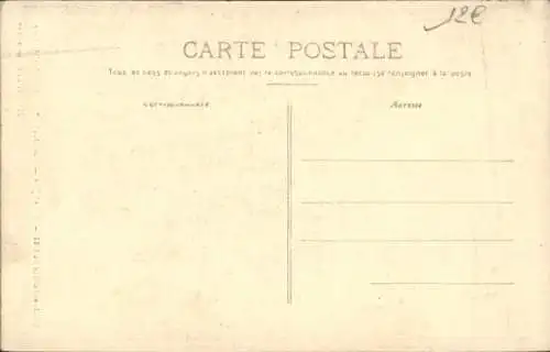 Ak Besançon Doubs, Überschwemmung 1910, Rue Claude Pouillet