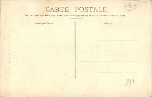 Ak Besançon Doubs, Überschwemmung 1910, Rue Claude Pouillet