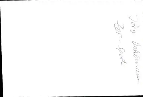 Ak Moderator Jörg Dahlmann, Portrait, Autogramm