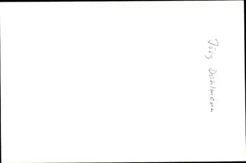 Ak Moderator Jörg Dahlmann, Portrait, Autogramm