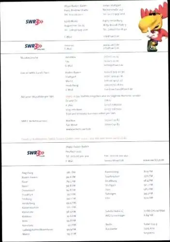 Ak Moderator Norbert Diener, Portrait, Autogramm