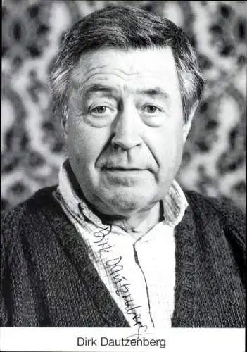 Ak Schauspieler Dirk Dautzenberg, Portrait, Autogramm