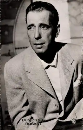 Ak Schauspieler Humphrey Bogart, Portrait, Warner Bros.