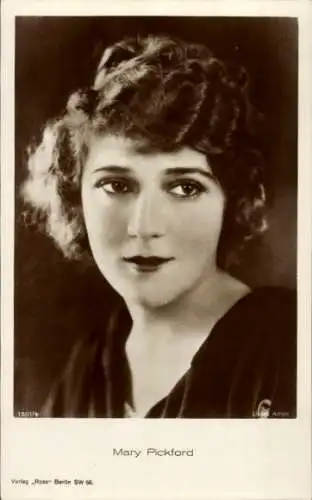 Ak Schauspielerin Mary Pickford, Portrait