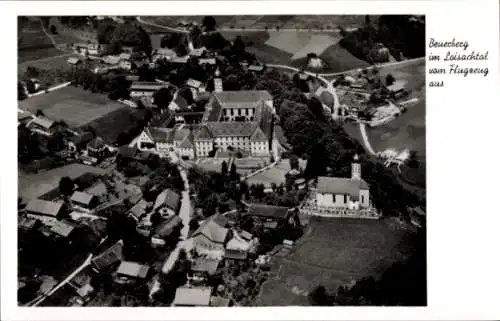 Ak Beuerberg Eurasburg in Oberbayern, Fliegeraufnahme