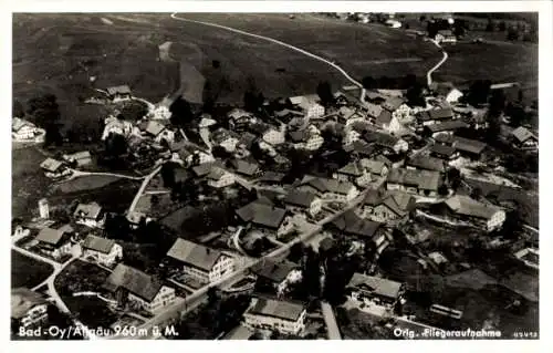 Ak Oy Mittelberg im Allgäu, Fliegeraufnahme