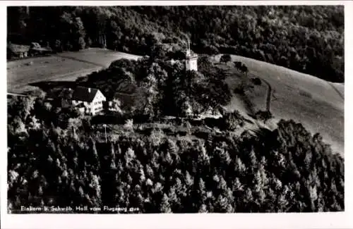 Ak Hessental Schwäbisch Hall in Württemberg, Einkorn, Fliegeraufnahme