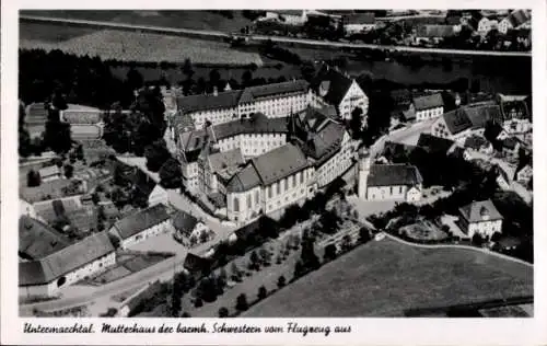 Ak Obermarchtal in Württemberg, Fliegeraufnahme Kloster Untermarchtal