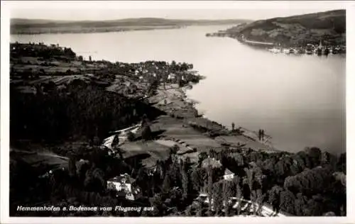 Ak Hemmenhofen Gaienhofen am Bodensee, Fliegeraufnahme