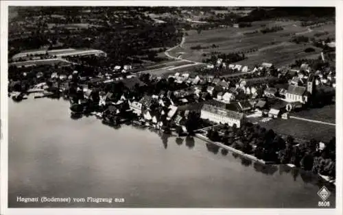 Ak Hagnau am Bodensee, Fliegeraufnahme