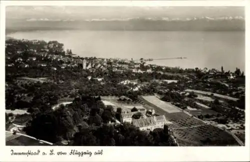 Ak Immenstaad am Bodensee, Fliegeraufnahme