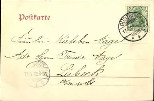 Ak Güstrow in Mecklenburg, Schloss