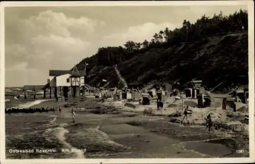 Ak Ostseebad Koserow Usedom, Strandleben