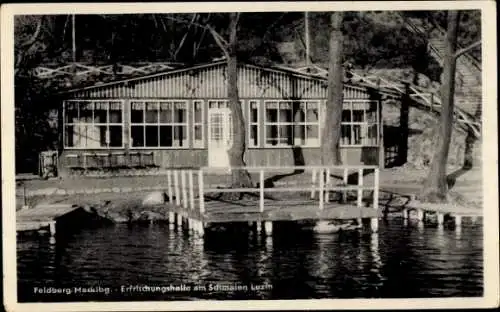 Ak Feldberg in Mecklenburg, Erfrischungshalle am Schmalen Luzin