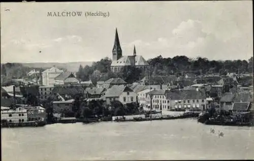 Ak Malchow in Mecklenburg, Gesamtansicht