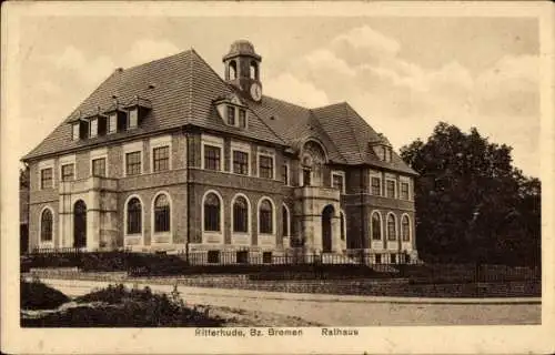 Ak Ritterhude Niedersachsen, Rathaus