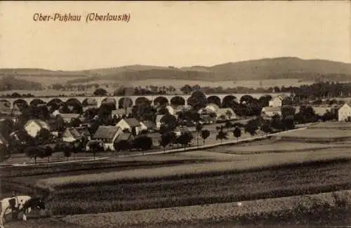 Ak Ober Putzkau in der Oberlausitz, Panorama