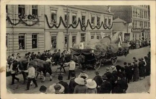 Ak Neustadt Magdeburg, Festzug der Hundertjahrfeier