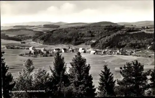 Ak Braunshausen Hallenberg im Sauerland, Panorama