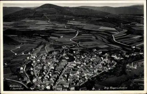 Ak Hallenberg im Sauerland, Luftbild, Panorama