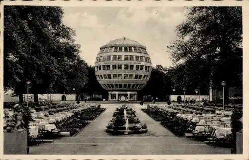 Ak Dresden Altstadt, Reichsgartenschau, Konzertplatz, Kugelhaus, 1928